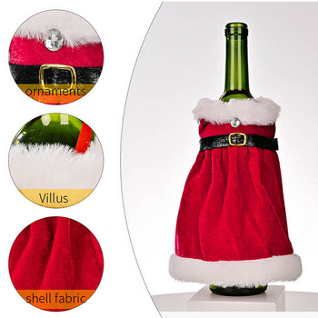 Χριστουγεννιάτικα στολίδια για το σπίτι Άγιος Βασίλης Κάλυμμα σκόνης μπουκαλιού κρασιού Χιονάνθρωπος Κάλτσα δώρων Χριστουγεννιάτικη διακόσμηση Navidad Νέο Έτος 2023