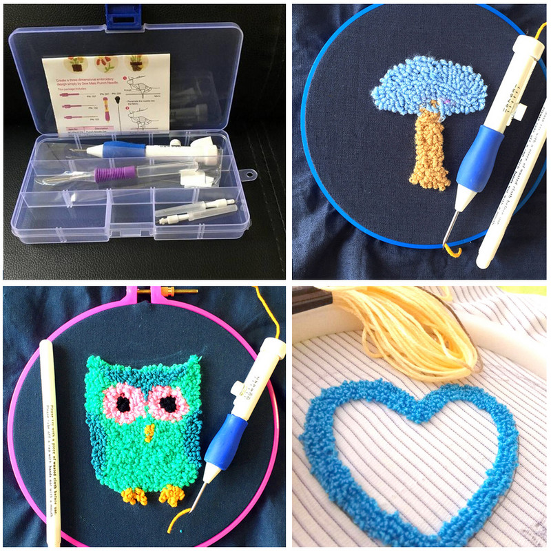 Komplet čarobnih igala za bušenje vezenja Kompleti igala za bušenje za vezenje Šivanje Diy Kit Pletenje Ručni alati za šivanje Ručni rad