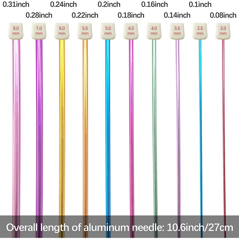 Skatinimas! 23 vnt Tuniso nėrimo kabliukų rinkinys, kurį sudaro plastikinis kabelis Afganistano nėrimo kabliukas ir Tuniso afganų aliuminio mezgimo adata