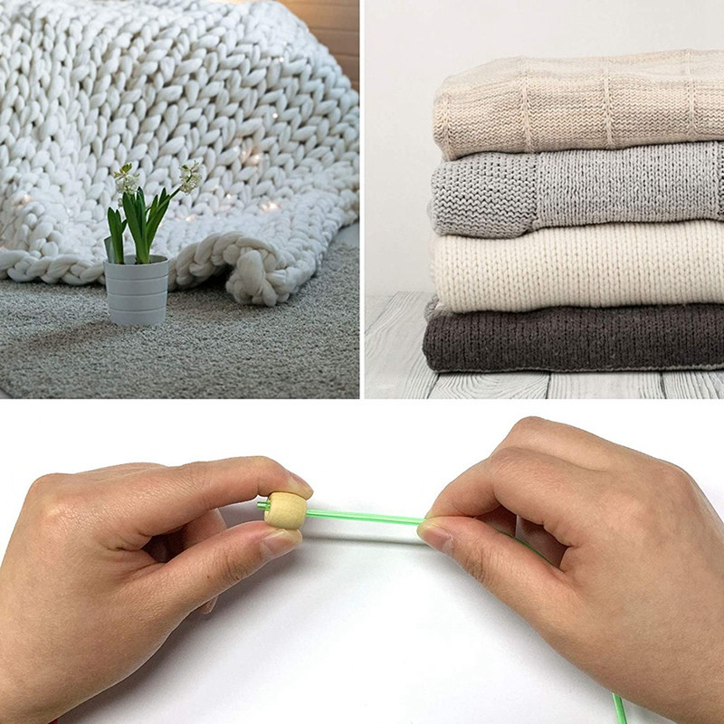 Skatinimas! 23 vnt Tuniso nėrimo kabliukų rinkinys, kurį sudaro plastikinis kabelis Afganistano nėrimo kabliukas ir Tuniso afganų aliuminio mezgimo adata