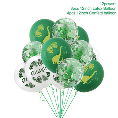 Posuđe za jednokratnu upotrebu s temom dinosaura Jurski dinosaurusi rođendanski pribor Dekoracije za safari zabavu Baby Shower 1. rođendan u džungli