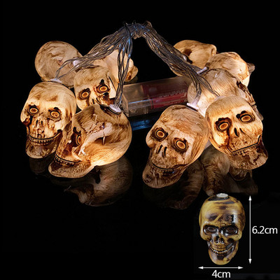 10LED αποκριάτικη κολοκύθα νυχτερίδα αράχνη κρανίο κορδόνι φωτιστικό DIY κρεμαστό τρόμου αποκριάτικη διακόσμηση για προμήθειες πάρτι σπιτιού