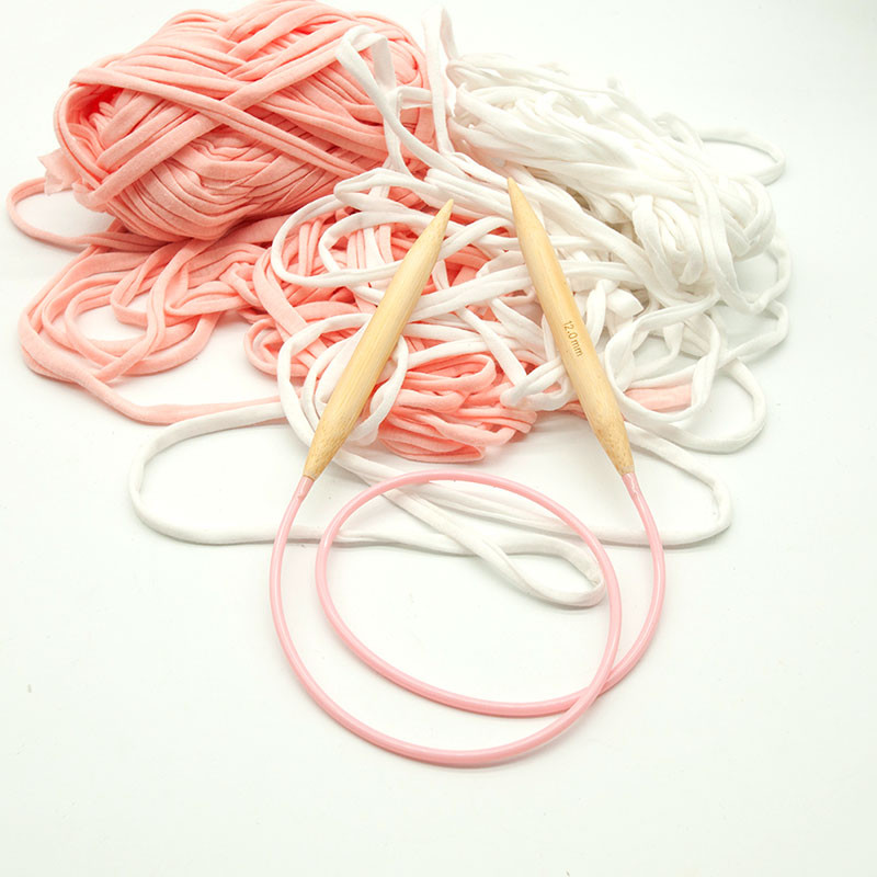 Set de ace circulare de tricotat 10/12 mm, 1 buc din bambus carbonizat, ac circular pentru pulover, instrumente de țesut, ac de fire 80 cm