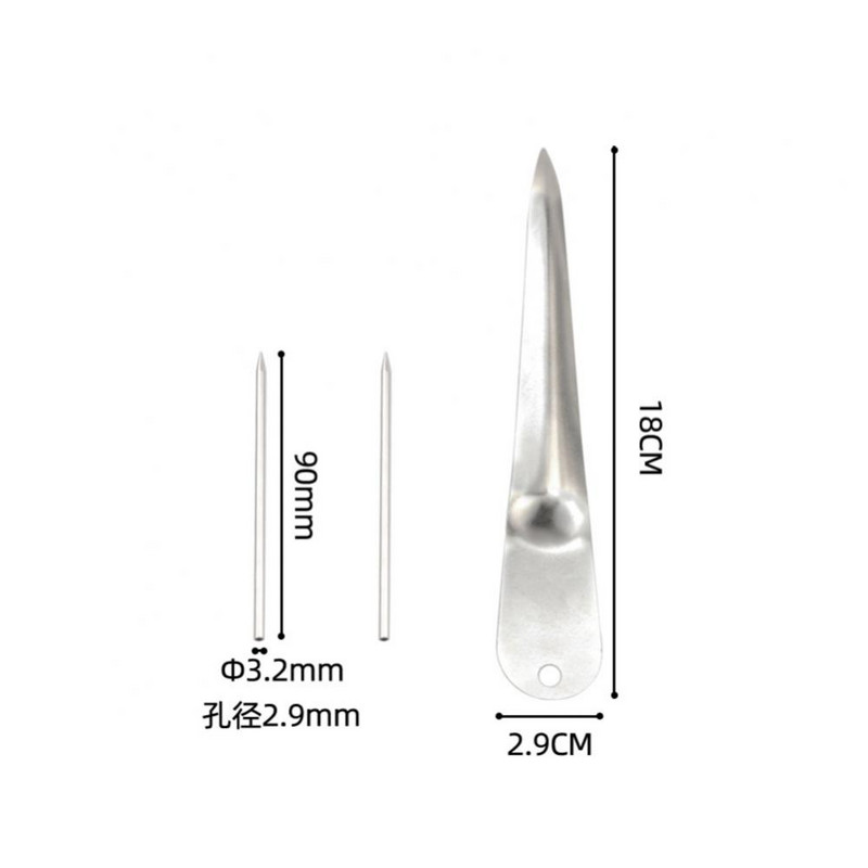 Umbrella Pry Cutter Σχοινί ύφανσης στημονιού Μαχαίρι Ατσάλινη βελόνα Craft Rattan Ραπτική λεπίδα Μαχαίρια Ύφανση Καρέκλες επισκευής Βελόνα ραψίματος