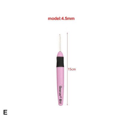 Šviesos spalvos nėrimo kabliukų rinkinys Šviečiančios mezgimo adatos, pynimo LED su šviesia šviečiančia įrankio adata „Pasidaryk pats“ mezgimo įrankis siuvimui nėrimas U6l9
