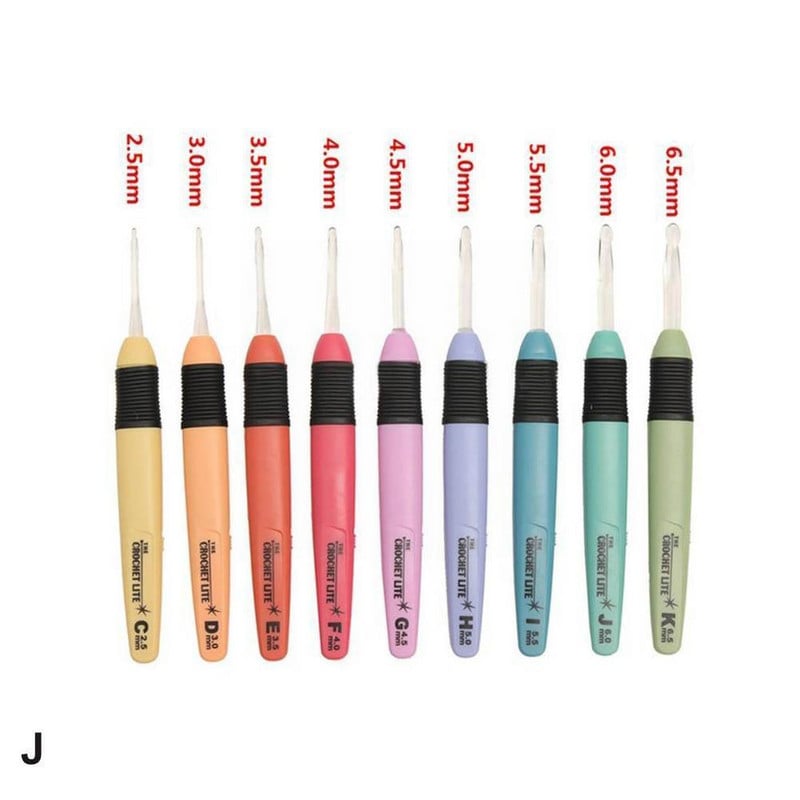 Šviesos spalvos nėrimo kabliukų rinkinys Šviečiančios mezgimo adatos, pynimo LED su šviesia šviečiančia įrankio adata „Pasidaryk pats“ mezgimo įrankis siuvimui nėrimas U6l9