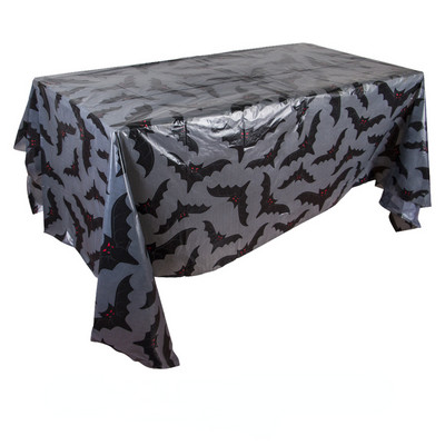 Τραπεζομάντιλο Διακόσμησης αποκριών Κολοκύθα Αράχνη Νυχτερίδα Πλαστικό Κάλυμμα Τραπεζιού Ρούχα Φεστιβάλ Πάρτυ Προμήθειες διακόσμησης τραπεζιού σπιτιού
