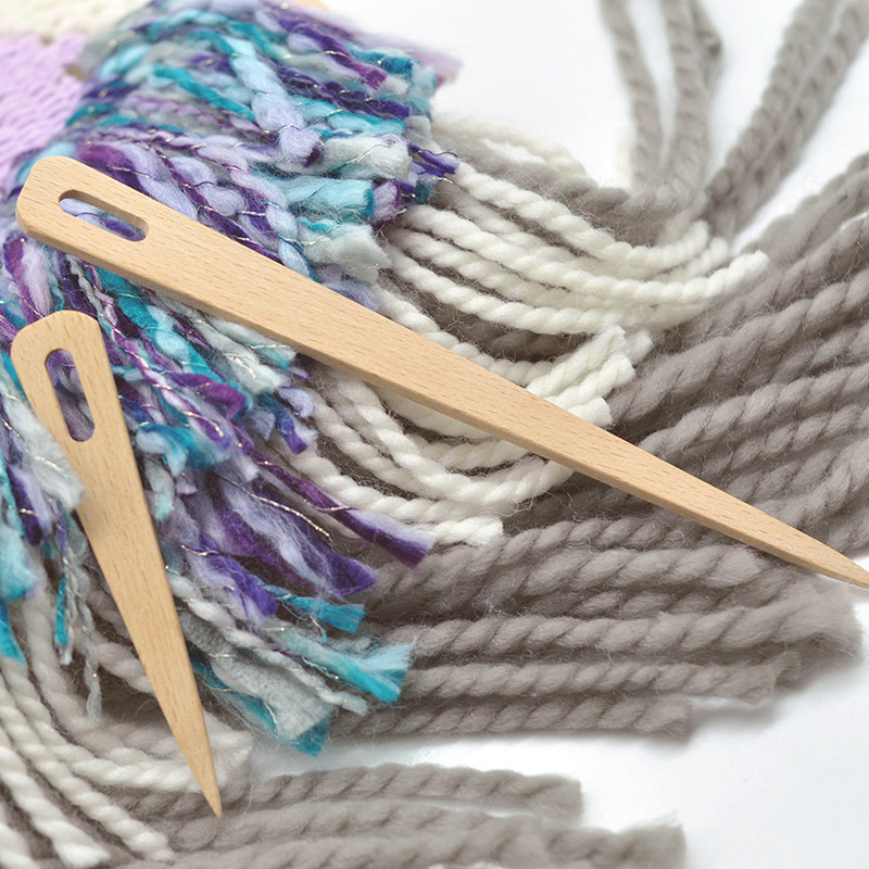 Ofertă fierbinte 5 buc. Instrumente de țesut din lemn pentru țesut pentru tapiserie Ace de tricotat Ace de tricotat Artizanat Instrumente pentru ace de cusut