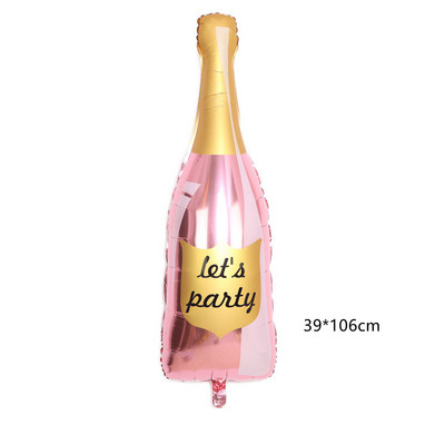Bride To Be Big Wine Bottle Balloon Cheers Banner Bridesmaid Team Νύφη Διακόσμηση Γάμου Bachelorette Προμήθειες για πάρτι Επιτραπέζια σκεύη