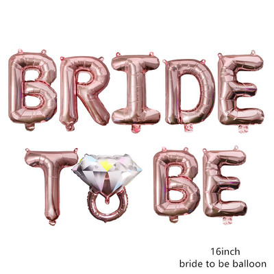 Bride To Be Big Wine Bottle Balloon Cheers Banner Bridesmaid Team Νύφη Διακόσμηση Γάμου Bachelorette Προμήθειες για πάρτι Επιτραπέζια σκεύη
