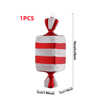 Božićni ukrasi Veliki štapić od bombona DIY Božićno drvce Viseći privjesak Kućni pokloni za božićne zabave Dječji novogodišnji dar 2023. Navidad