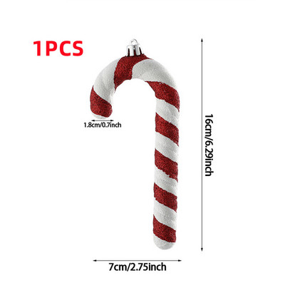 Božićni ukrasi Veliki štapić od bombona DIY Božićno drvce Viseći privjesak Kućni pokloni za božićne zabave Dječji novogodišnji dar 2023. Navidad