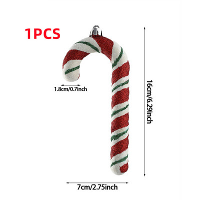 Božićni ukrasi Veliki štapić od bombona DIY Božićno drvce Viseći privjesak Kućni pokloni za božićne zabave Dječji novogodišnji dar 2023. Navidad