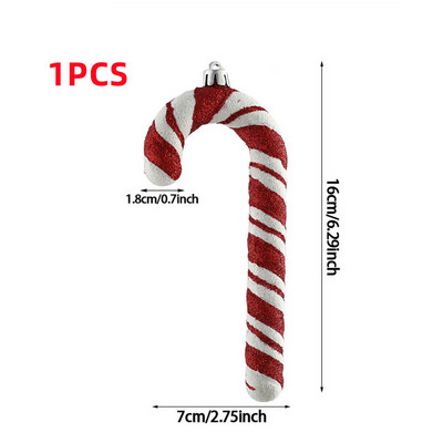 Božićni ukrasi Veliki štapić od bombona DIY Božićno drvce Viseći privjesak Kućni pokloni za božićne zabave Dječji novogodišnji dar 2023. Navidad