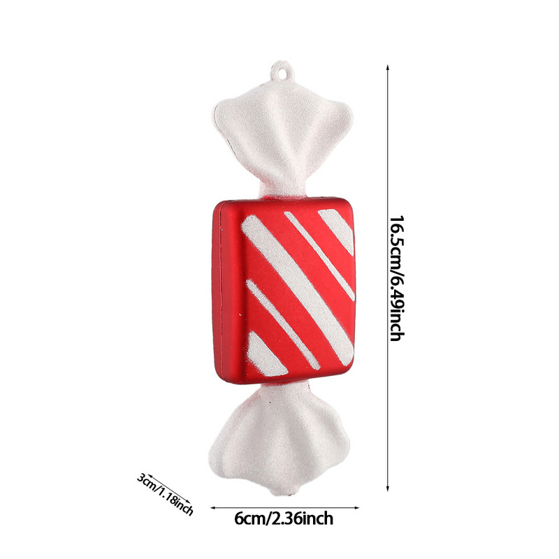 Božićni ukrasi Veliki štapić od bombona DIY Božićno drvce Viseći privjesak Kućni pokloni za božićne zabave Dječji novogodišnji dar 2023. Navidad