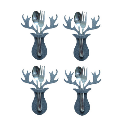 2022 Nova godina Božić 4 kom. Držači za posuđe Torbica za pribor za jelo Noževi Vilice Torbica za Božićni ukras Ukras za dom