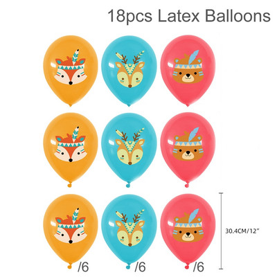 Životinje iz šumske džungle Jednokratno posuđe Dekoracija džungle Safari potrepštine za zabavu Dekoracija za 1. rođendan Dekoracija za bebe