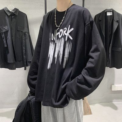 Vyriška palaidinė su raštu – plataus modelio