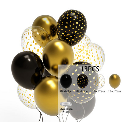 Mustkuldne sünnipäevataust 30 40 50 aastane sünnipäevapeo sisustus Täiskasvanu 30. 40. 50. sünnipäevapeo tarvikute aastapäev