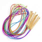 12 tk/komplekt 10–3 mm naturaalsest bambusest painduvad Afganistani Tuneesia vaiba heegelnõelad, juhusliku värviga läbipaistvad 120 cm pikad