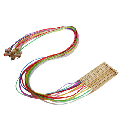 12 tk/komplekt 10–3 mm naturaalsest bambusest painduvad Afganistani Tuneesia vaiba heegelnõelad, juhusliku värviga läbipaistvad 120 cm pikad