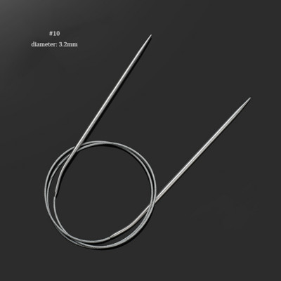 80 cm ümmargune kudumisvarras 2,0–5,0 mm roostevabast terasest näputööd pikendavad heegelnõelad ise kootud kudumistööriistade jaoks