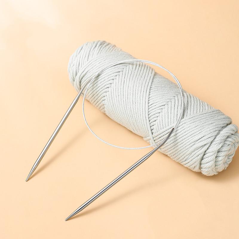 80 cm ümmargune kudumisvarras 2,0–5,0 mm roostevabast terasest näputööd pikendavad heegelnõelad ise kootud kudumistööriistade jaoks