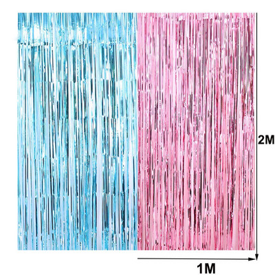 Декорация за бебешки душ Това е момче или момиче Фон Дъждовна завеса Фон Разкриване на пола Балони Добре дошли у дома Бебешки консумативи