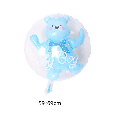 Декорация за бебешки душ Това е момче или момиче Фон Дъждовна завеса Фон Разкриване на пола Балони Добре дошли у дома Бебешки консумативи