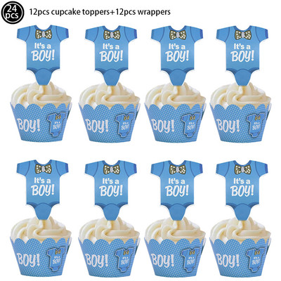 Декорация за бебешки душ Това е момче или момиче Фон Дъждовна завеса Фон Разкриване на пола Балони Добре дошли у дома Бебешки консумативи