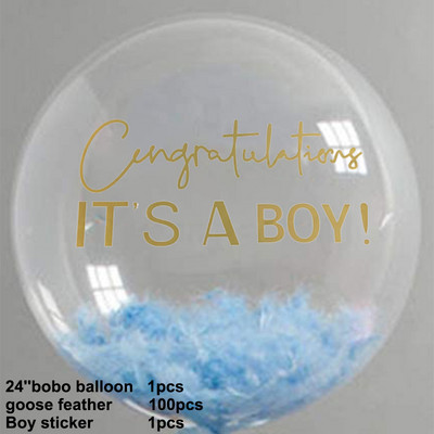 Декорация за бебешки душ Това е момче или момиче Фон Дъждовна завеса Фон Разкриване на пола Балони Добре дошли у дома Бебешки консумативи