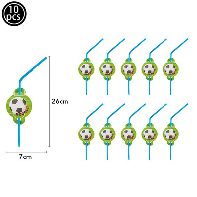 Θέμα ποδοσφαίρου ποδοσφαίρου Επιτραπέζια σκεύη μιας χρήσης Κύπελλα για ποδοσφαιρικό πάρτι Πιατέλες Πανό Baby Shower Αγόρια θέμα ποδοσφαίρου Προμήθειες για πάρτι γενεθλίων