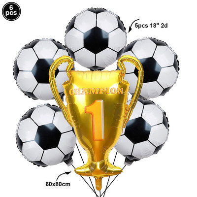 Θέμα ποδοσφαίρου ποδοσφαίρου Επιτραπέζια σκεύη μιας χρήσης Κύπελλα για ποδοσφαιρικό πάρτι Πιατέλες Πανό Baby Shower Αγόρια θέμα ποδοσφαίρου Προμήθειες για πάρτι γενεθλίων