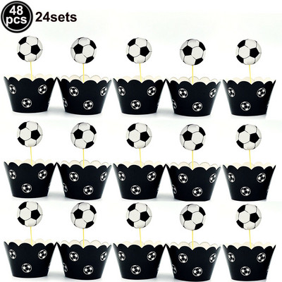 Θέμα ποδοσφαίρου ποδοσφαίρου Επιτραπέζια σκεύη μιας χρήσης Κύπελλα για ποδοσφαιρικό πάρτι Πιατέλες Πανό Baby Shower Αγόρια θέμα ποδοσφαίρου Προμήθειες για πάρτι γενεθλίων