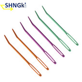 2 komada aluminijskih igala za pletenje sa savijenim vrhom za štopanje tapiserija DIY dodaci za ručni rad Zanatsko šivanje Igla sa savijenim velikim okom