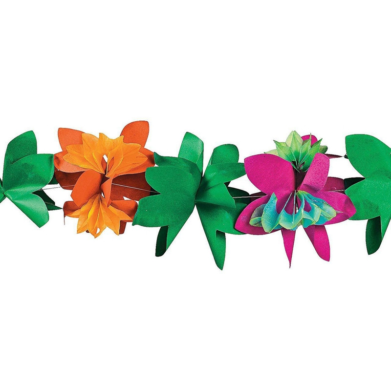 3M Hawaii peokaunistuspaber Garland Hawaii suvised troopilised peotarbed Luau pulmade sünnipäevapeokaunistused
