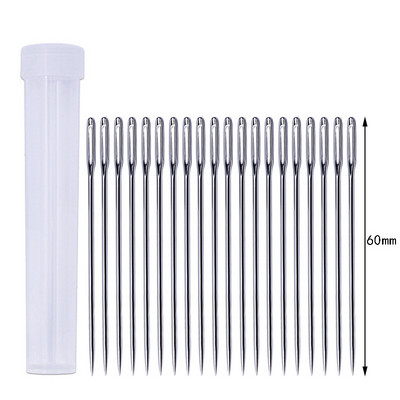 20 τμχ Ανοξείδωτο ατσάλι Χρυσό Ασημί Κέντημα ουράς Σταυροβελονιά Βελόνες Κιτ Εργαλεία Ραπτικής Ακονίσματος Χειροποίητα Κεντήματα