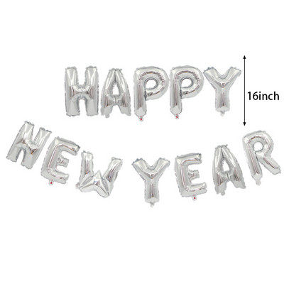 2023. aasta uusaasta õhupallibännerite fotokabiini rekvisiit 2023. aasta uusaasta peokaunistus õhupallid Head uut aastat jõulupeokaunistus