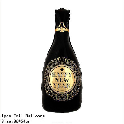 2023. aasta uusaasta õhupallibännerite fotokabiini rekvisiit 2023. aasta uusaasta peokaunistus õhupallid Head uut aastat jõulupeokaunistus