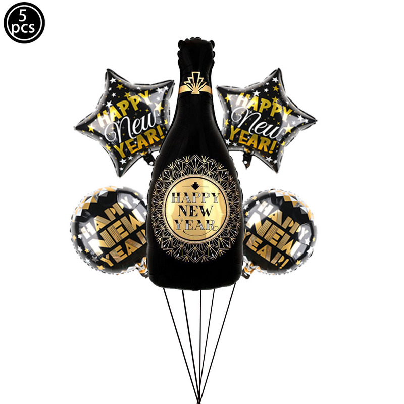 2023. aasta uusaasta õhupallibännerite fotokabiini rekvisiit 2023. aasta uusaasta peokaunistus õhupallid Head uut aastat jõulupeokaunistus