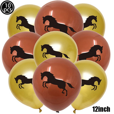 Hobusepeo sisustus Ühekordsed lauanõud Hobusepeotaldrikud Salvrätitopsid Hobuse sünnipäevabänner Ballon Hobuse sünnipäevapeotarbed