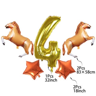Hobusepeo sisustus Ühekordsed lauanõud Hobusepeotaldrikud Salvrätitopsid Hobuse sünnipäevabänner Ballon Hobuse sünnipäevapeotarbed