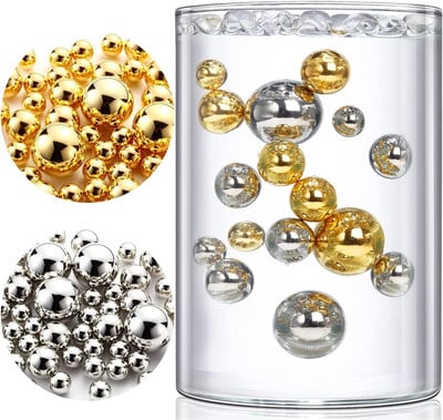 100 komada plutajućih bisera bez rupa - veliki/različitih veličina ukrasi za vaze uključuje prozirne vodene gelove za biserne plutajuće vaze