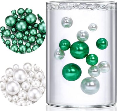 100 komada plutajućih bisera bez rupa - veliki/različitih veličina ukrasi za vaze uključuje prozirne vodene gelove za biserne plutajuće vaze