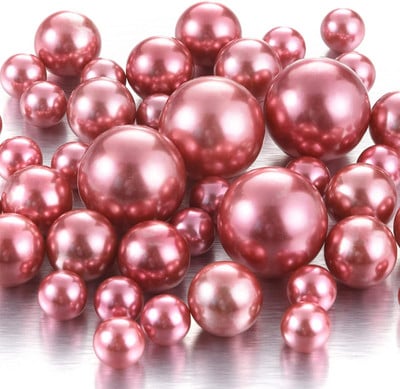 100 komada plutajućih bisera bez rupa - veliki/različitih veličina ukrasi za vaze uključuje prozirne vodene gelove za biserne plutajuće vaze