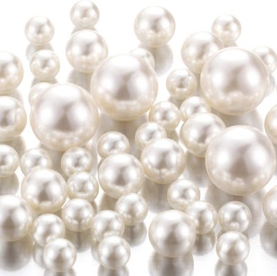 100 komada plutajućih bisera bez rupa - veliki/različitih veličina ukrasi za vaze uključuje prozirne vodene gelove za biserne plutajuće vaze