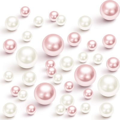 100 komada plutajućih bisera bez rupa - veliki/različitih veličina ukrasi za vaze uključuje prozirne vodene gelove za biserne plutajuće vaze