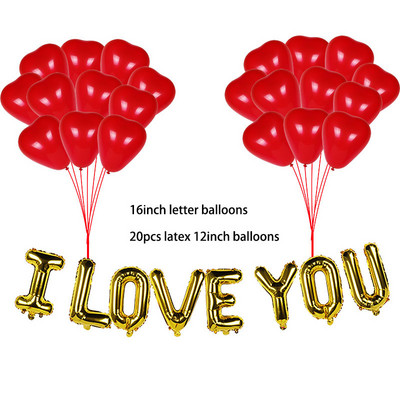 Armastuse südamekujuline lateks õhupall rippuv rooskaru sõbrapäeva kingitus, pulmadekoratsioon, kihlus, pruudi roosa kingikott