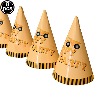 Statybinės spragėsių dėžutės Statybinės gimtadienio šventės Spragėsių dėžutės berniukams Statybos teminės gimtadienio šventės dekoravimo reikmenys