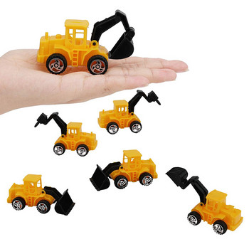 Οχήματα κατασκευών Toy Truck Forklift Bulldozer Road Roller Excavator Dump Truck Tractor Mini Vehicle Truck για παιδιά Γενέθλια